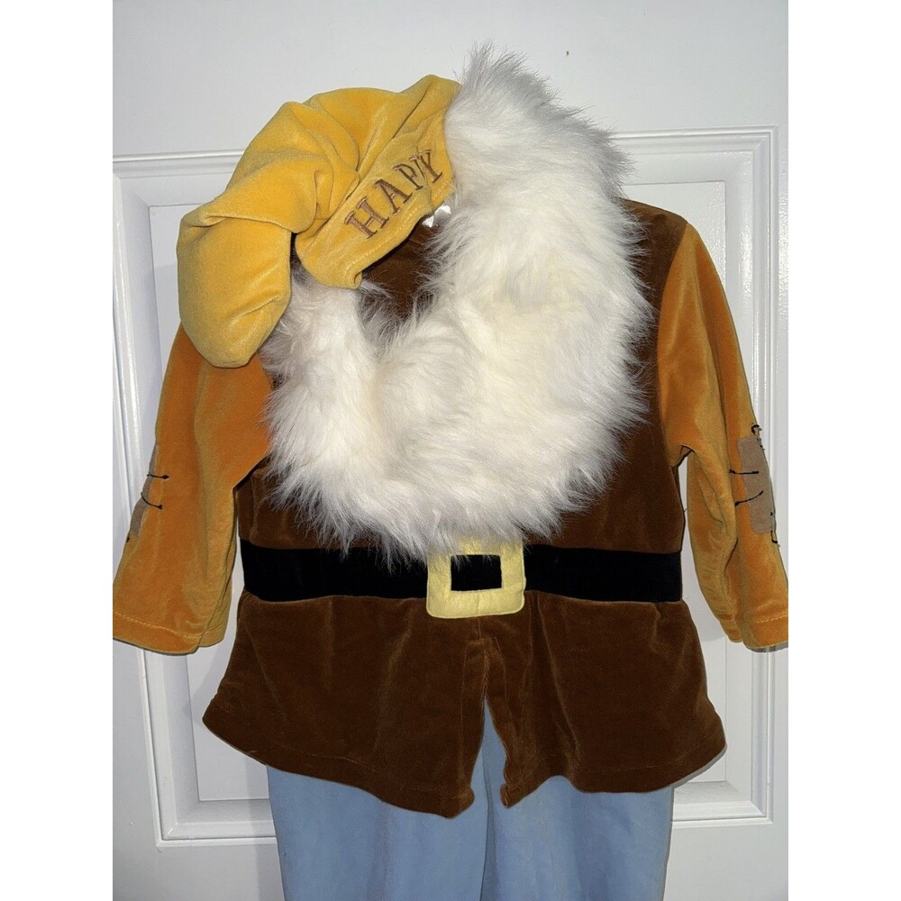 Disney Happy From Snow White and the Seven Dwarves Halloween Costume 3-5 Years - Picture 3 of 16